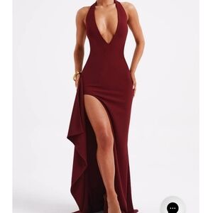 Babyboo Fashion - Luella Maxi Dress - Burgundy